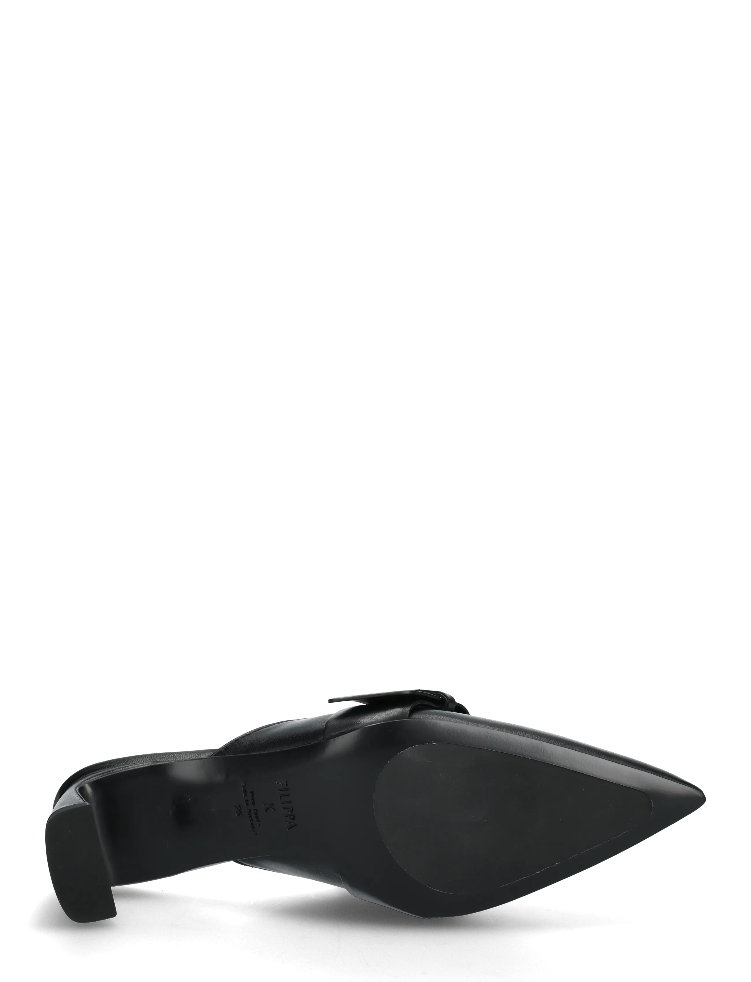 Buckle Kitten Mule 5