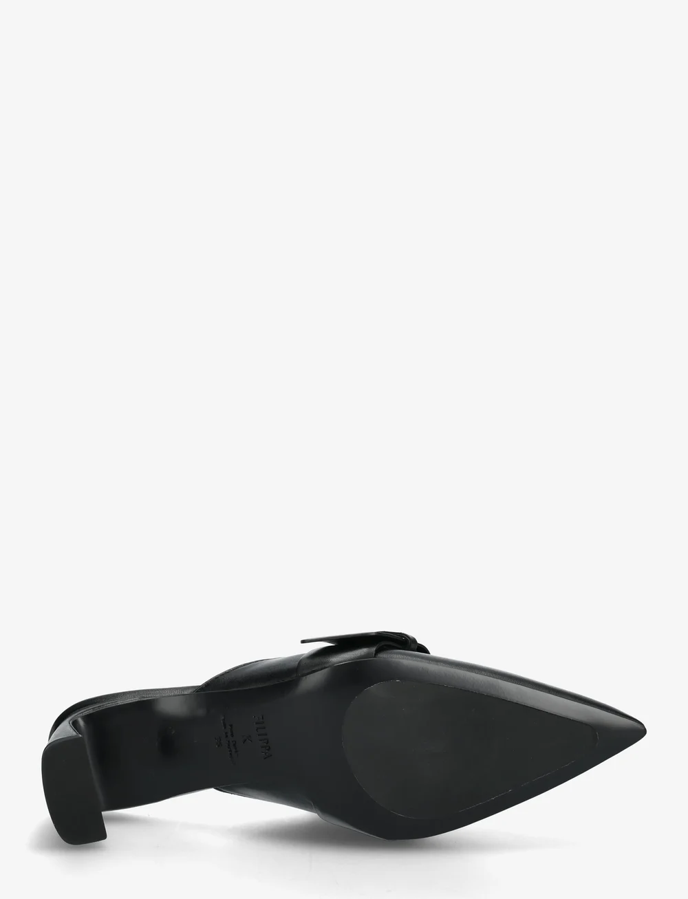 Filippa K - Buckle Kitten Mule - pantoletten mit absätzen - black - 4