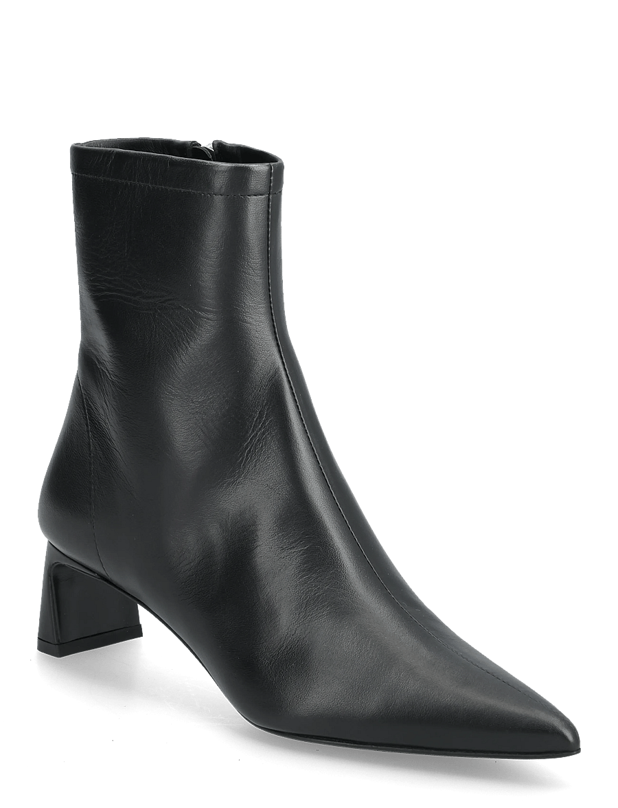 Filippa K - Kitten Heel Ankle Bootie - heeled ankle boots - black - 0
