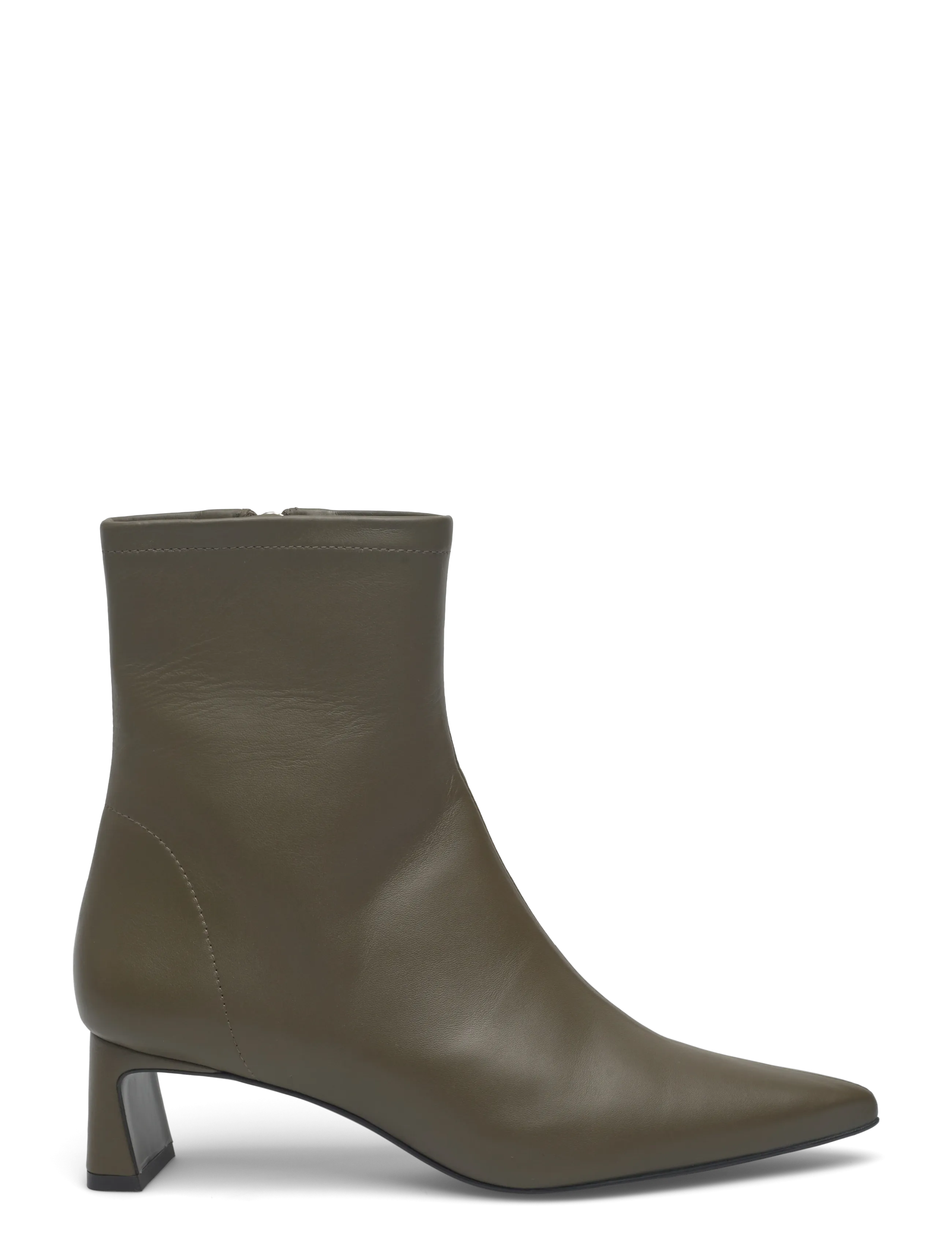 Filippa K - Kitten Heel Ankle Bootie - kõrge konts - faded green grey - 1