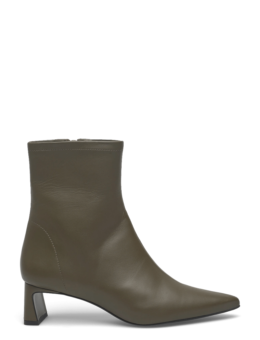Filippa K - Kitten Heel Ankle Bootie - støvletter - faded green grey - 1