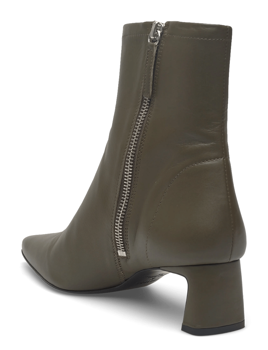 Filippa K - Kitten Heel Ankle Bootie - støvletter - faded green grey - 2