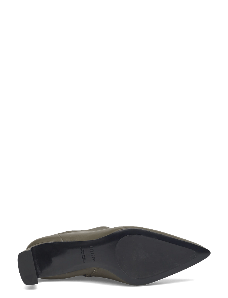 Filippa K - Kitten Heel Ankle Bootie - stövletter - faded green grey - 4