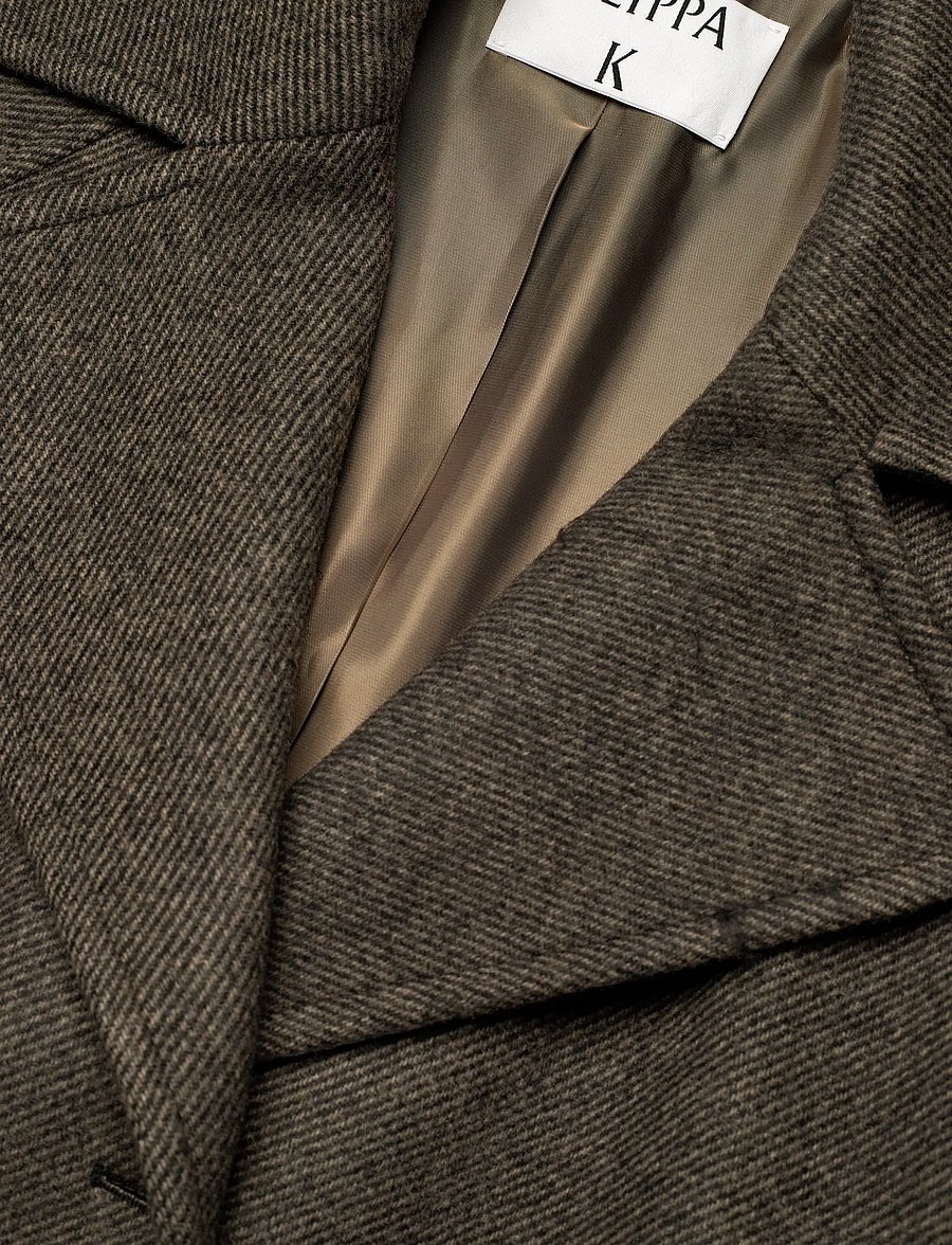 Filippa K - Vanessa Vented Coat - kurtki zimowe - driftwood - 3