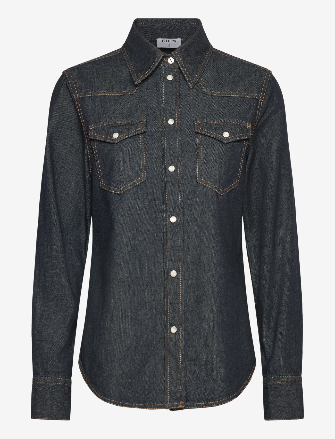 Filippa K - Classic Denim Shirt - jeanshemden - rinsed blue wash - 0
