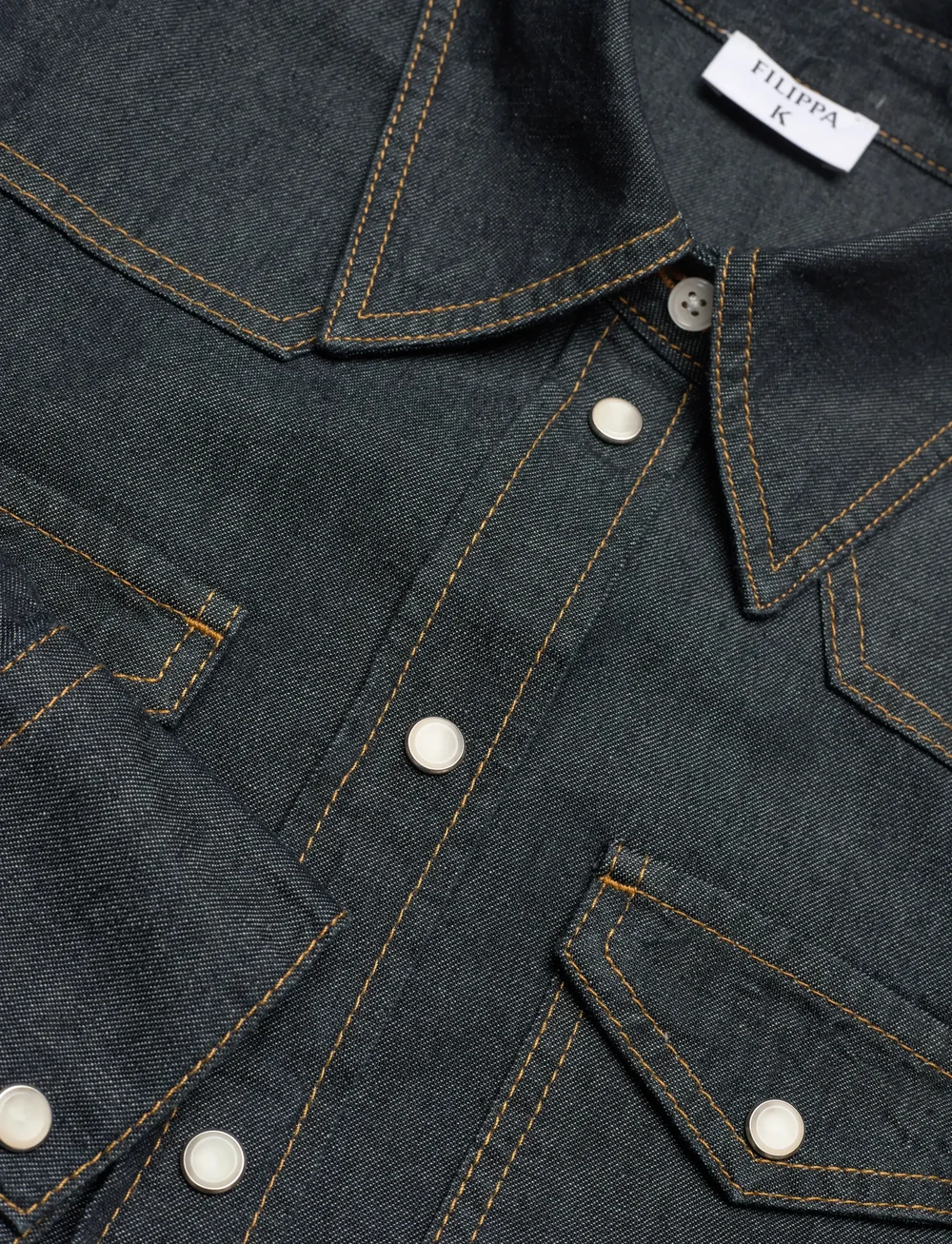 Filippa K - Classic Denim Shirt - jeansskjortor - rinsed blue wash - 2
