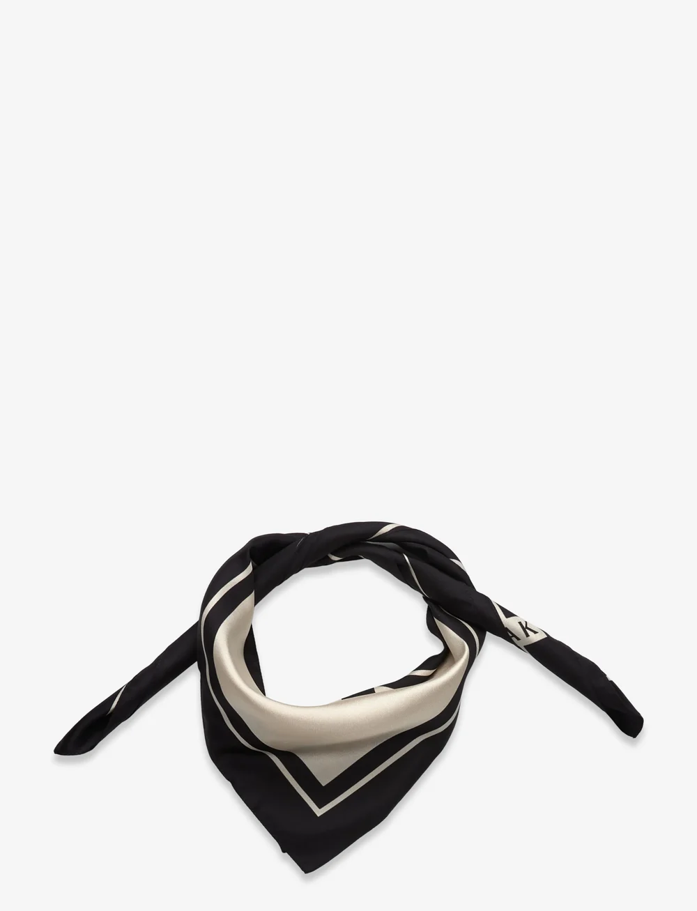 Filippa K - Printed Silk Scarf - mode trends - black - 0