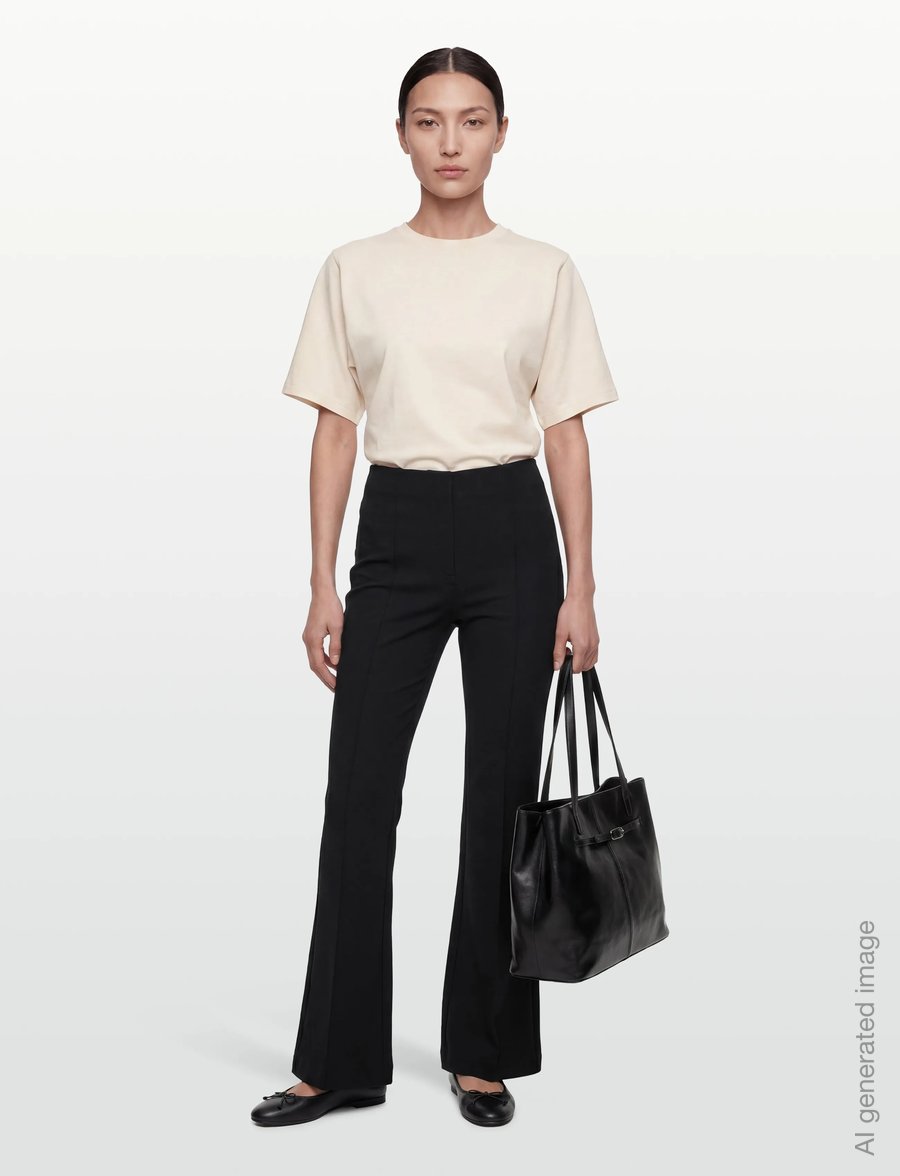 Filippa K - Fiona Flare Trousers - flared broeken - black - 0