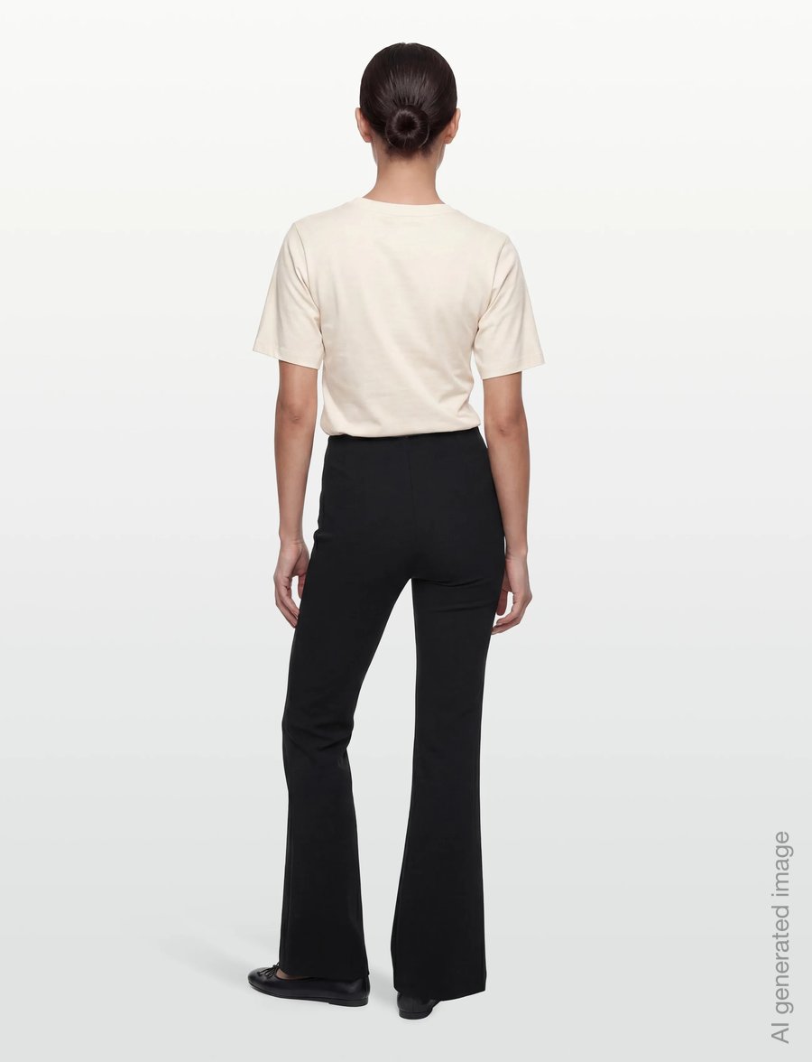 Filippa K - Fiona Flare Trousers - flared broeken - black - 4