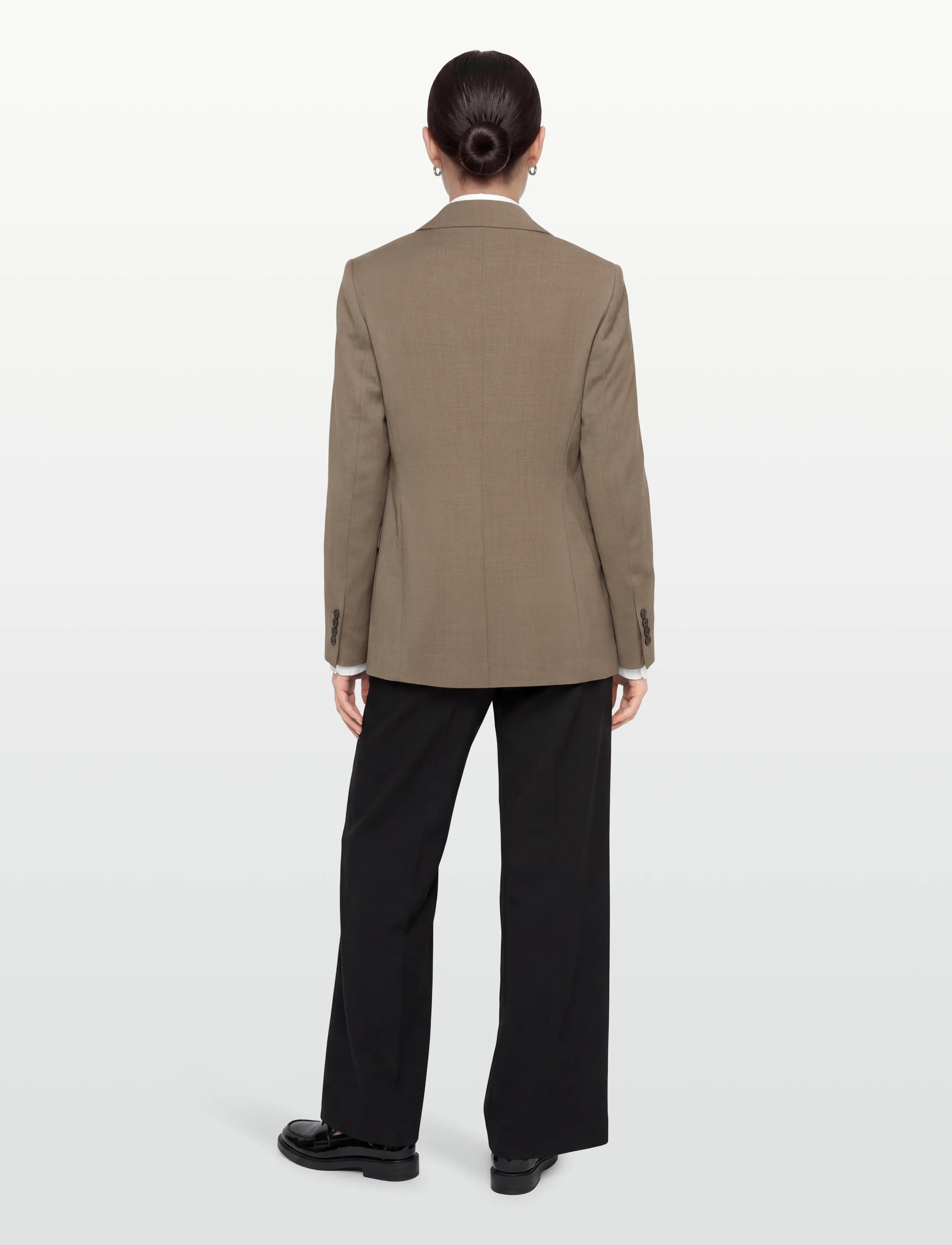 Filippa K - Delilah Blazer - festkläder till outletpriser - light driftwood melange - 4