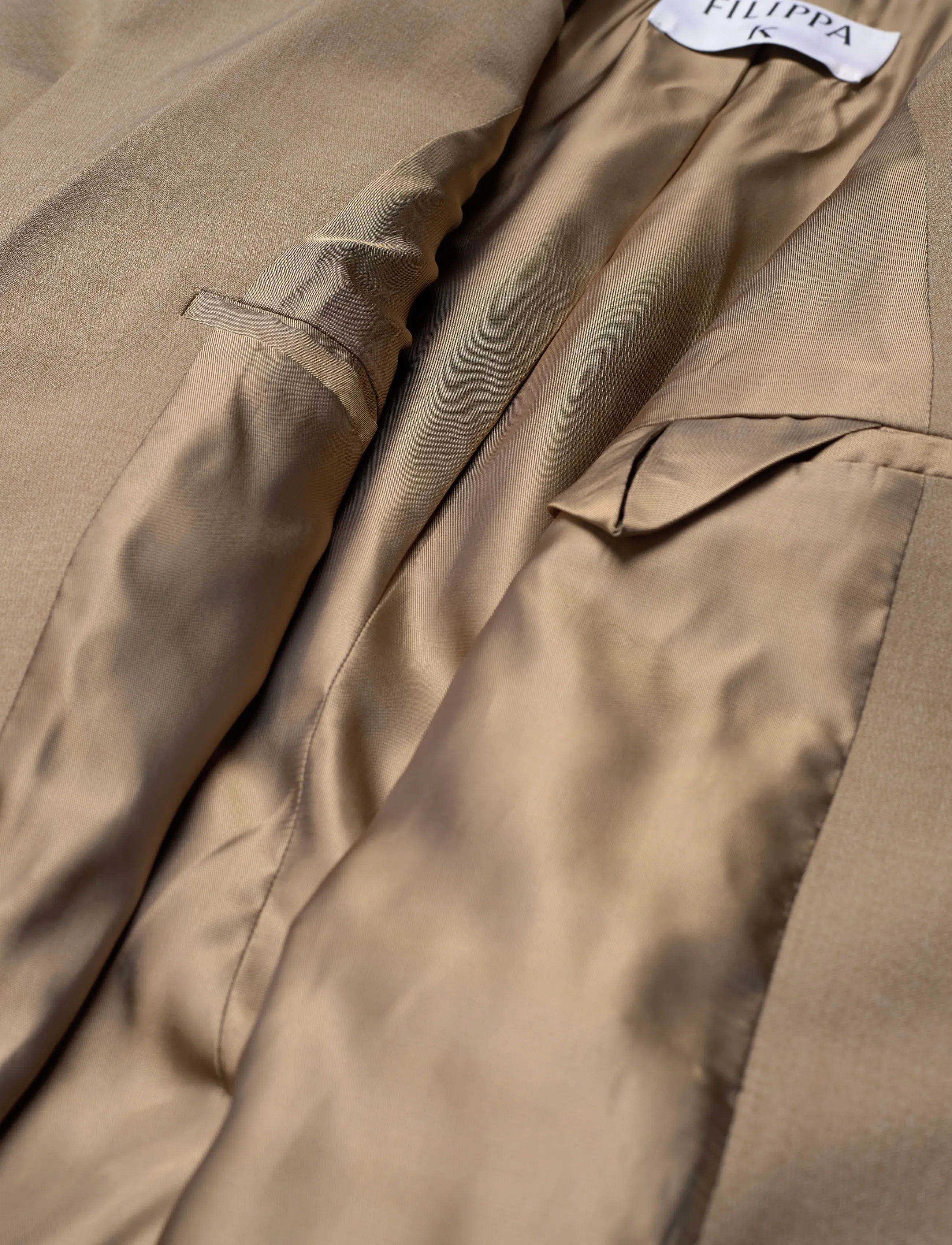 Filippa K - Delilah Blazer - enkeltradede blazere - light driftwood melange - 4