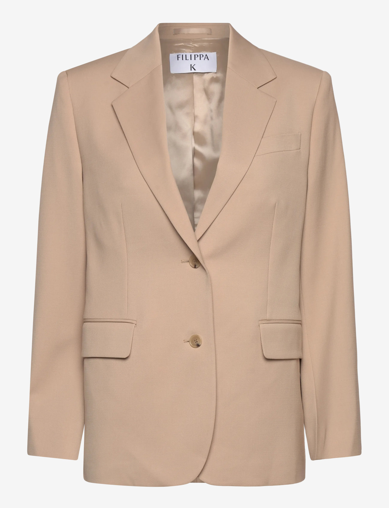 Filippa K - Delilah Blazer - enkeltradede blazere - cream beige - 0