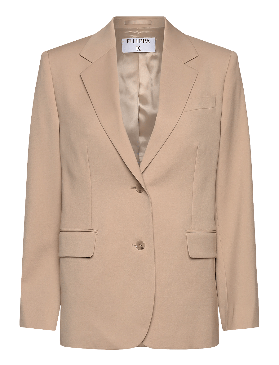 Filippa K - Delilah Blazer - enkeltradede blazere - cream beige - 0