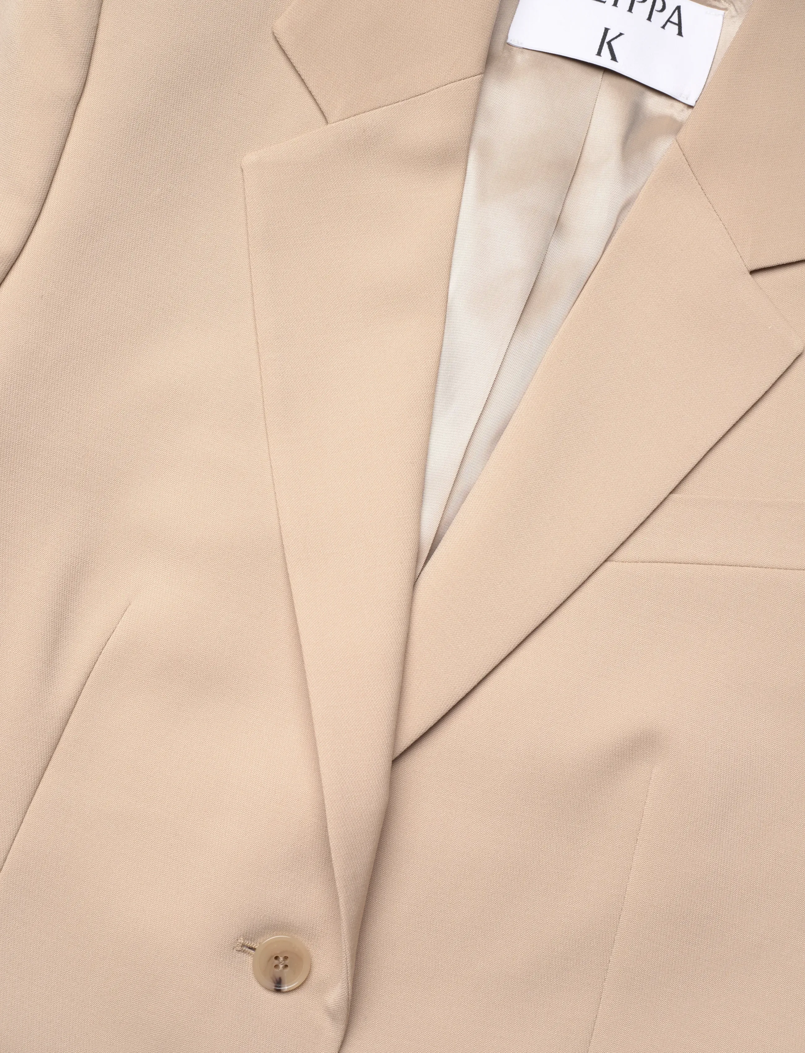 Filippa K - Delilah Blazer - enkelknäppta kavajer - cream beige - 2