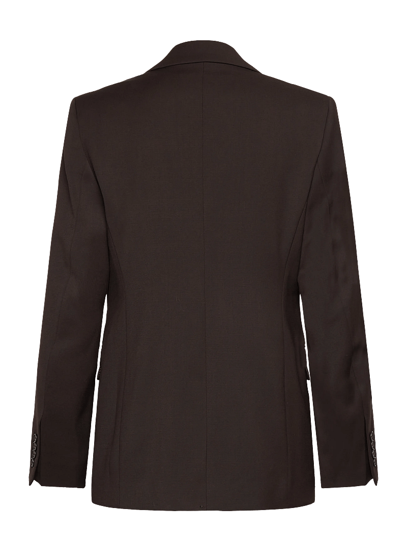 Filippa K - Delilah Blazer - enkeltradede blazere - dark chocolate - 1