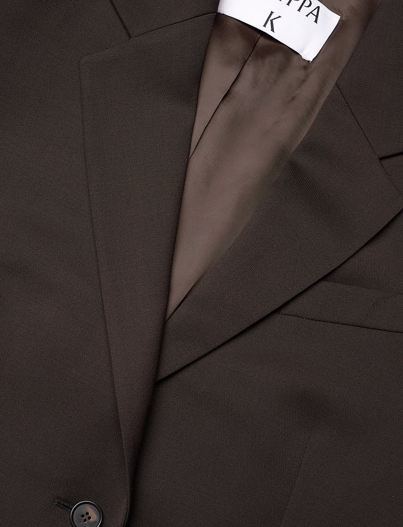 Filippa K - Delilah Blazer - enkeltradede blazere - dark chocolate - 2