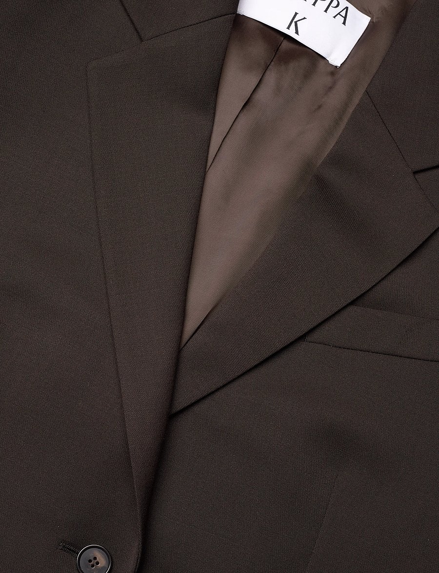 Filippa K - Delilah Blazer - einreihige blazer - dark chocolate - 2