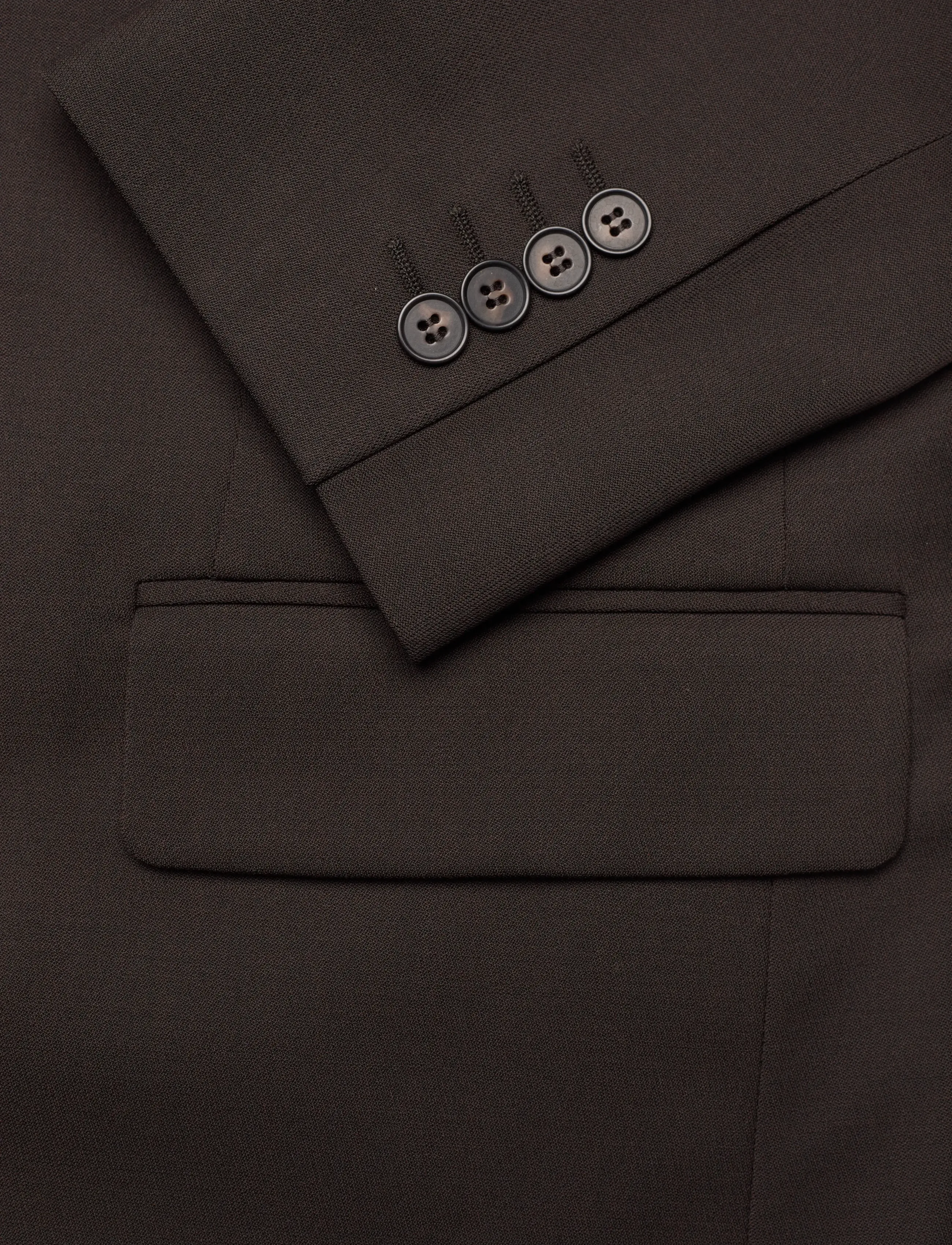 Filippa K - Delilah Blazer - einreihige blazer - dark chocolate - 3