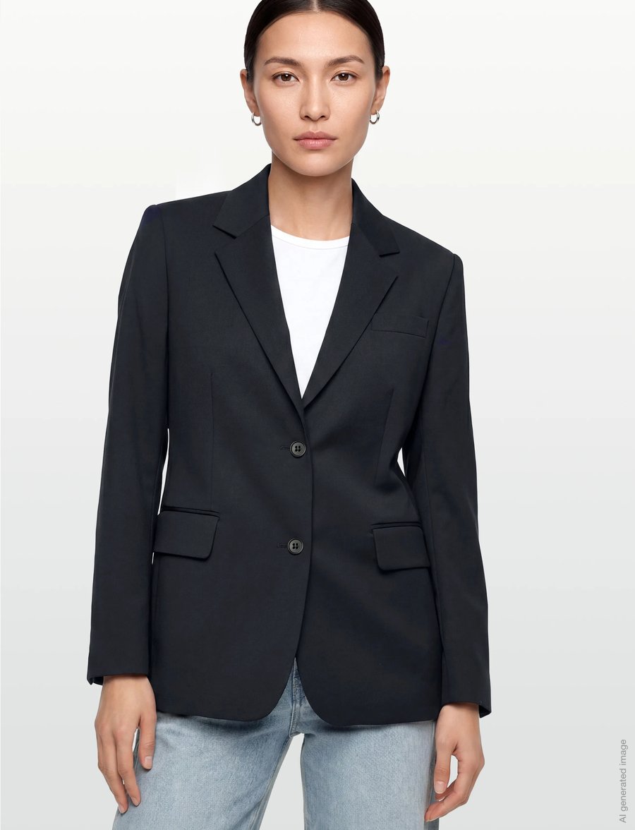 Filippa K - Delilah Blazer - einreihige blazer - navy - 3