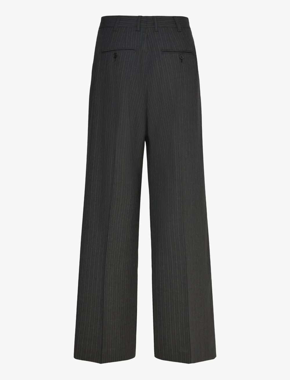 Filippa K - Darcey Pinstripe Trousers - laia säärega püksid - anthracite melange - 1
