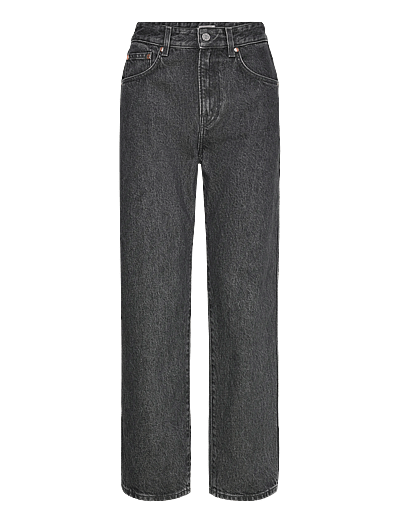 Filippa K High Waisted Cropped Jeans - Jeans - WASHED BLACK / black