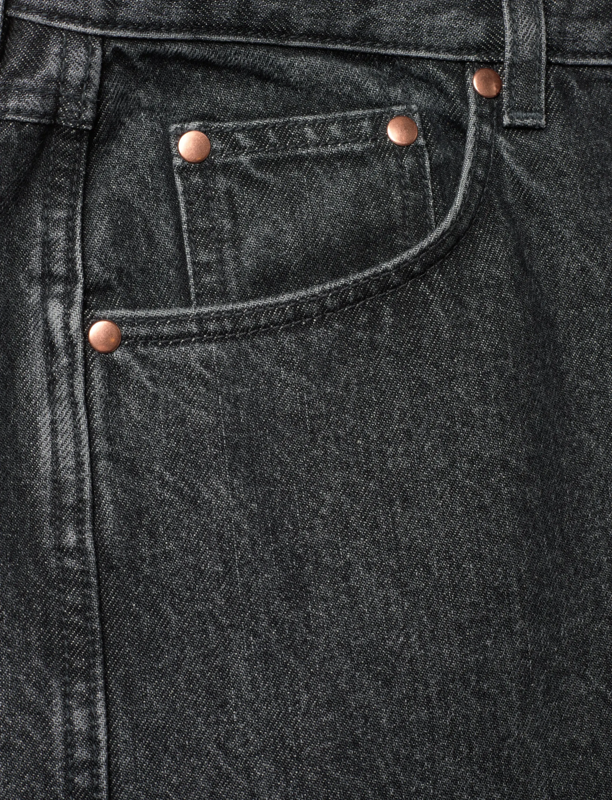 Filippa K - High Waisted Cropped Jeans - sirge säärega teksad - washed black - 2