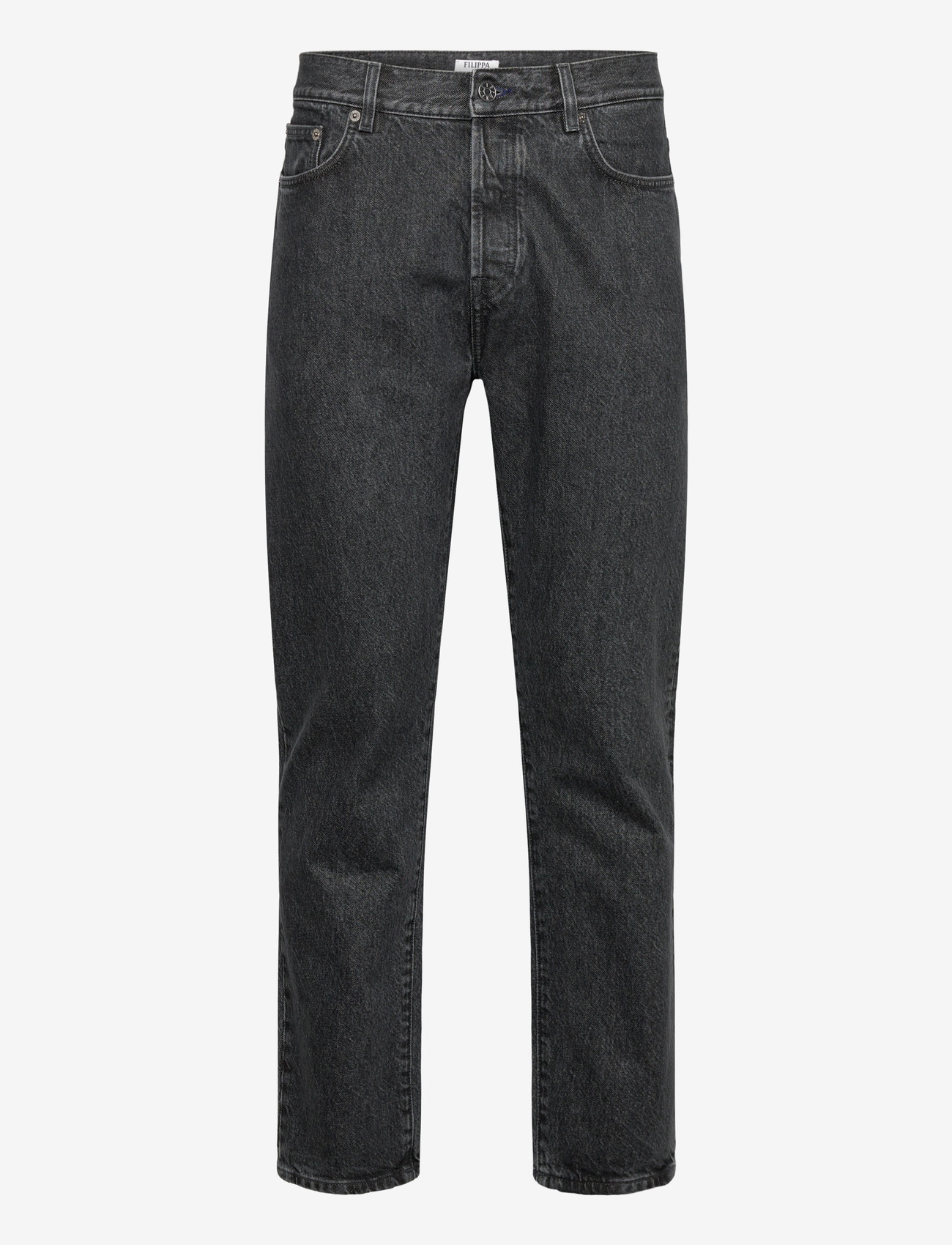 Filippa K - Tapered Cropped Jeans - tapered jeans - black wash - 1