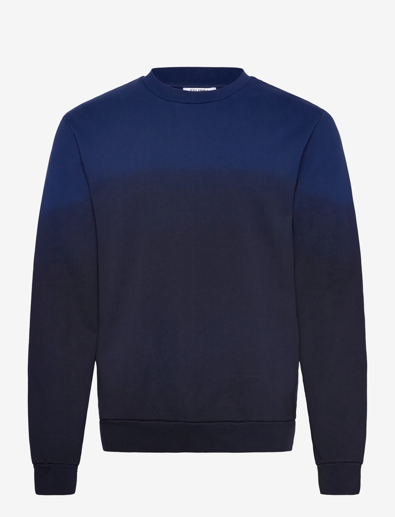 Filippa K - Cotton Dip-Dyed Sweatshirt - osta olukorra järgi - night blue/blue dip dye - 0