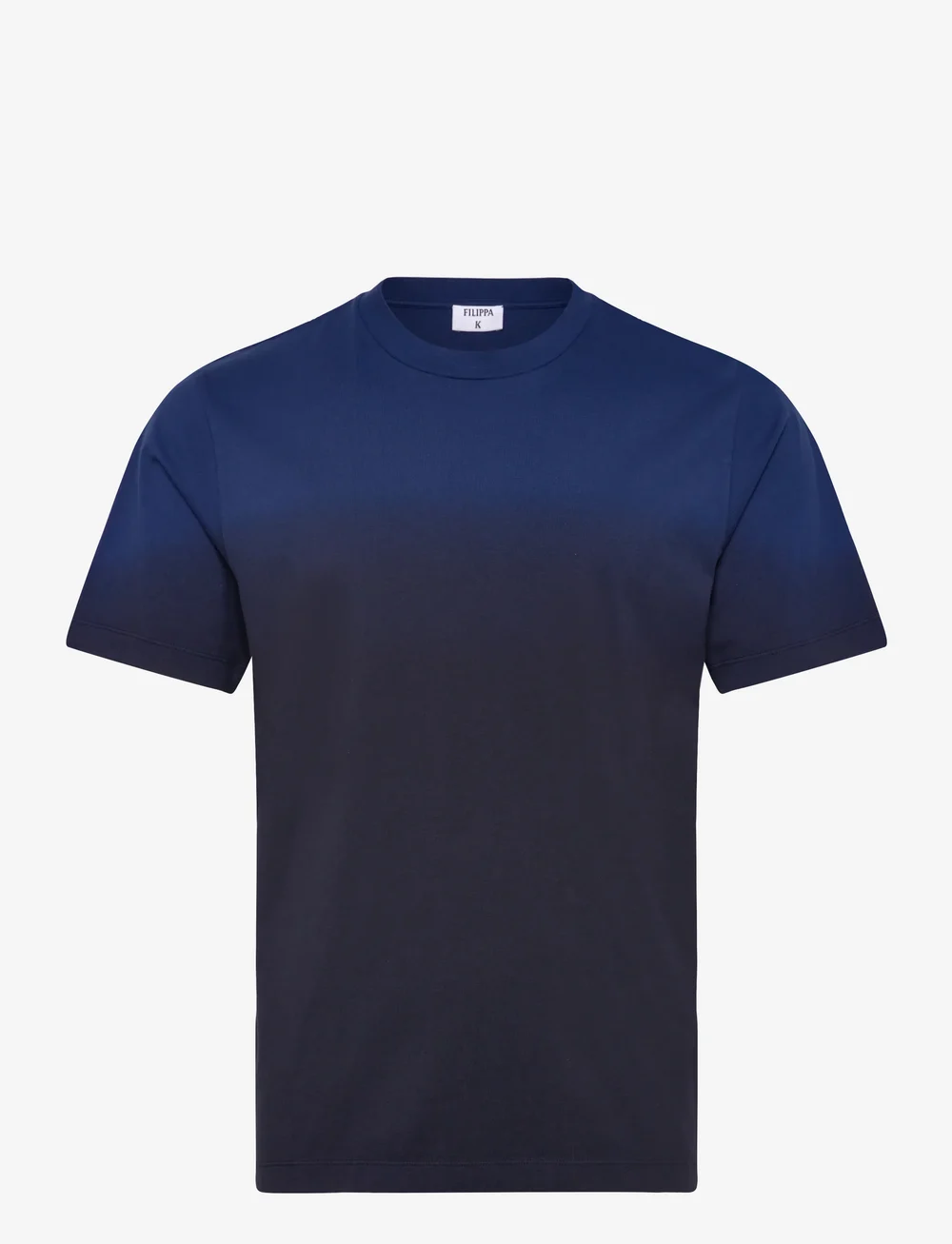 Filippa K - Cotton Dip-Dyed Tee - t-shirts - night blue/blue dip dye - 0