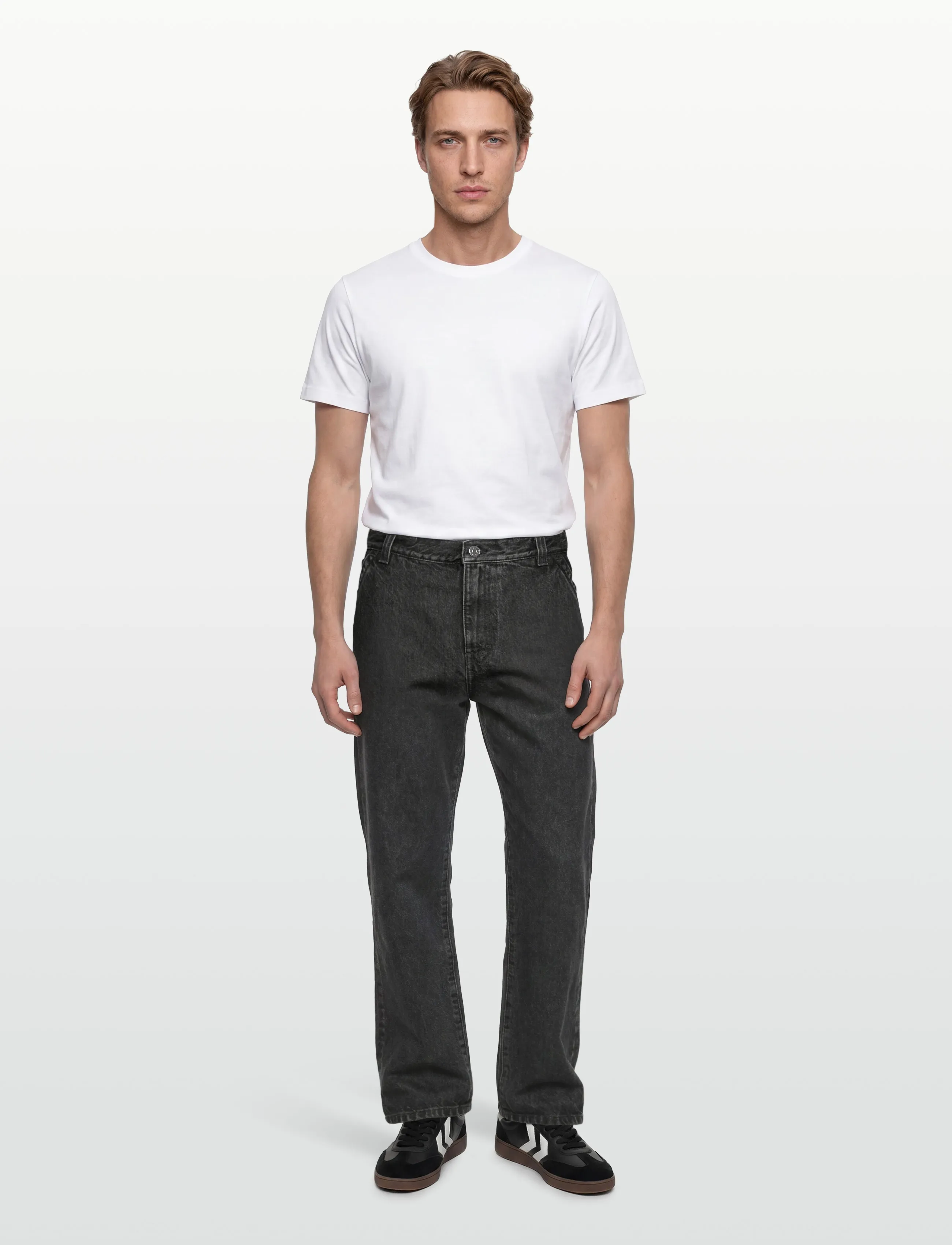 Filippa K Denim Work Jeans - Jeans - WASHED BLACK / black