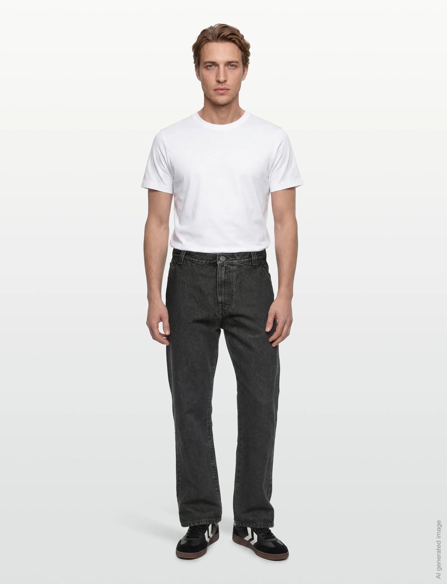 Filippa K - Denim Work Jeans - regular jeans - washed black - 0