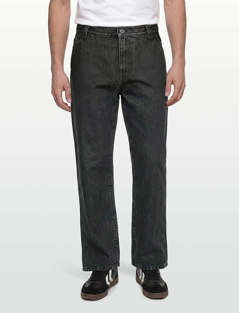 Filippa K - Denim Work Jeans - regular piegriezuma džinsa bikses - washed black - 3