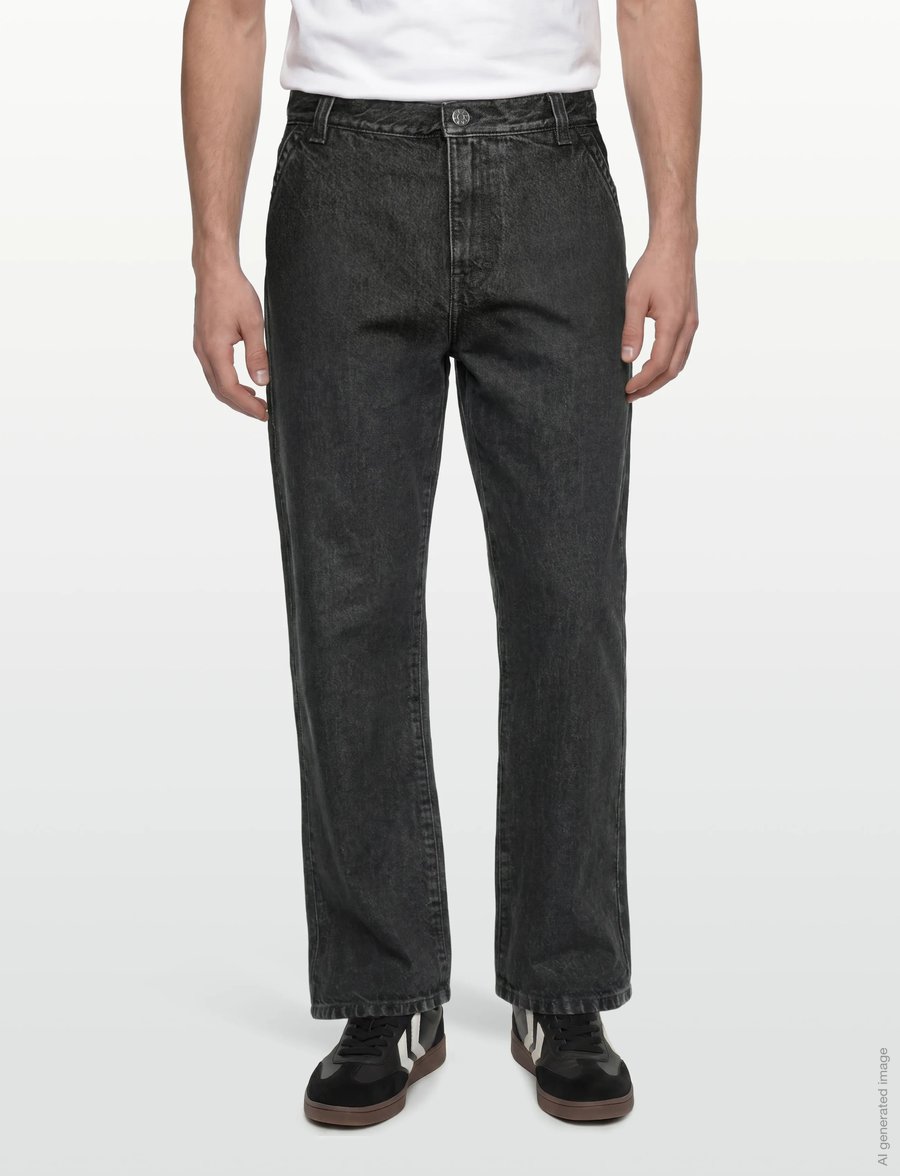 Filippa K - Denim Work Jeans - regular jeans - washed black - 3