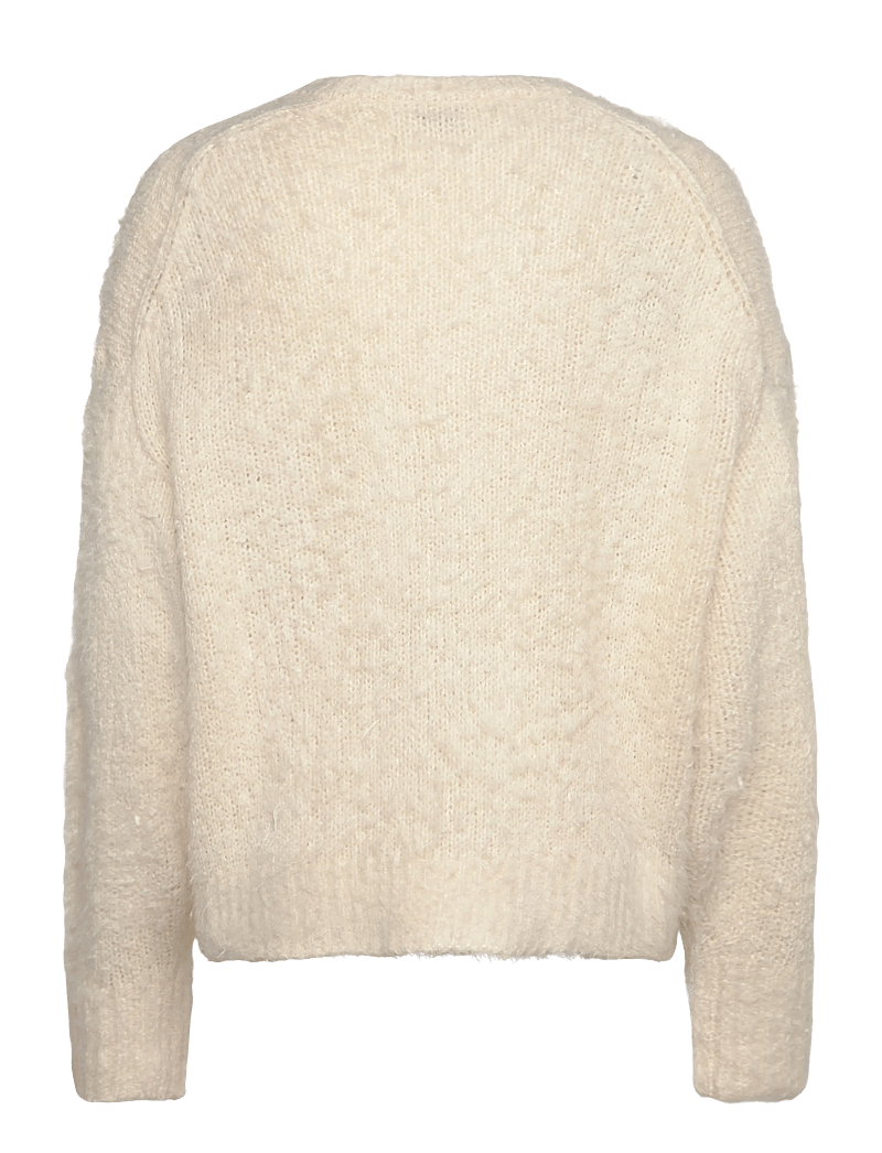 Filippa K - Fluffy Silk V-Neck Sweater - pullover - off-white - 1