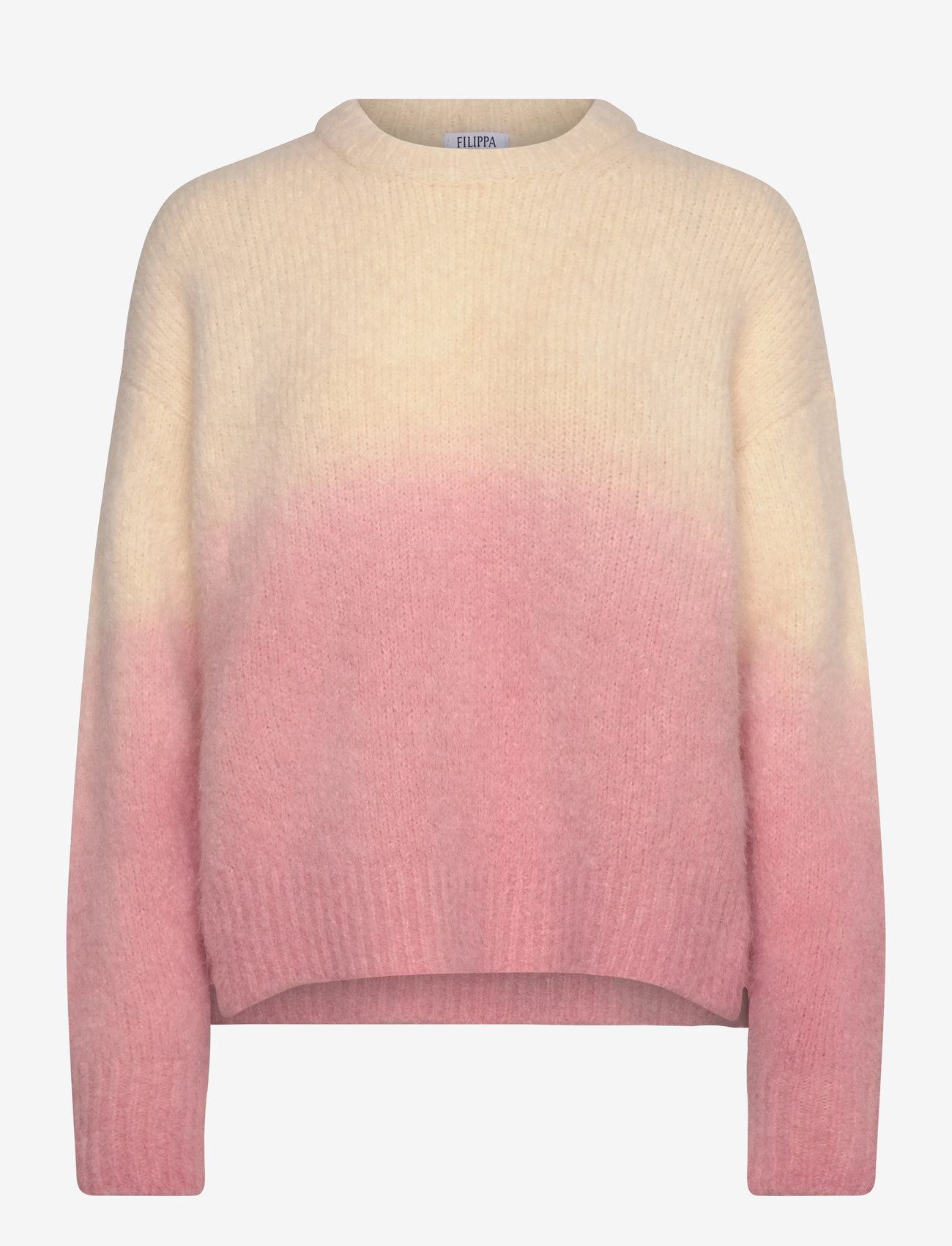 Filippa K - Dip Dye Alpaca Sweater - trøjer - rose pink dip dye - 0