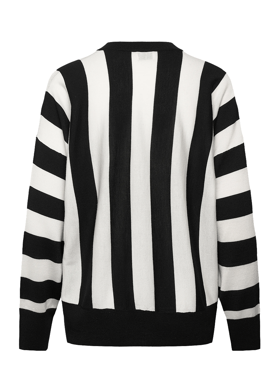 Filippa K - Batwing Sweater - pullover - black/white - 2