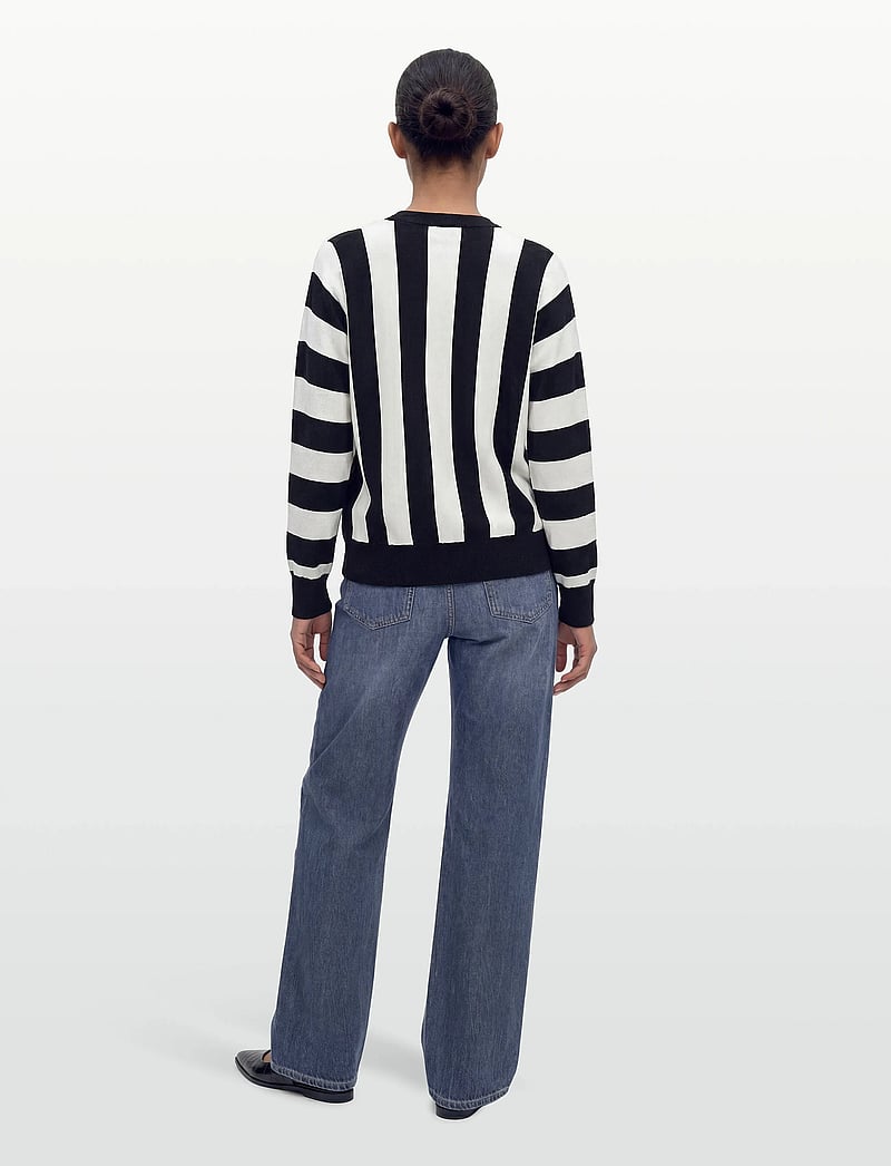 Filippa K - Batwing Sweater - pullover - black/white - 4