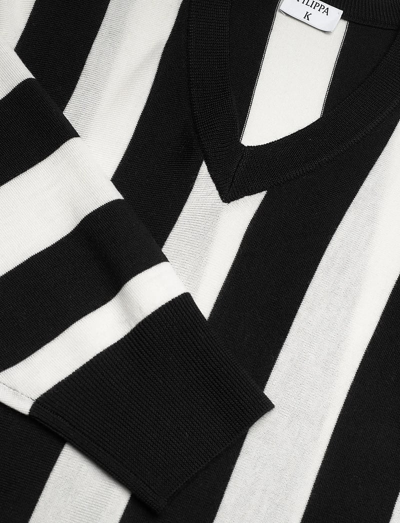 Filippa K - Batwing Sweater - pullover - black/white - 2