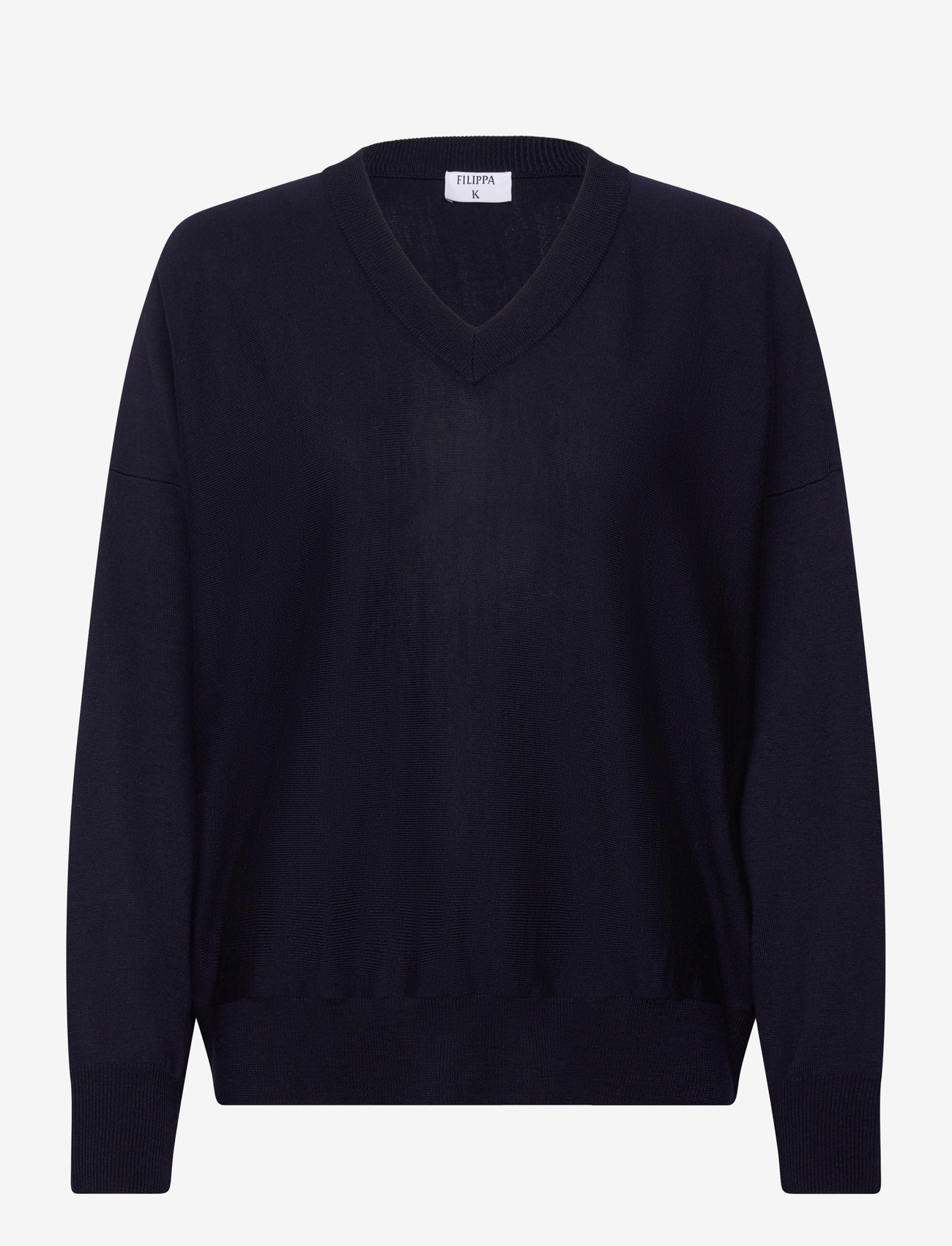 Filippa K - Batwing Sweater - tröjor - navy - 0
