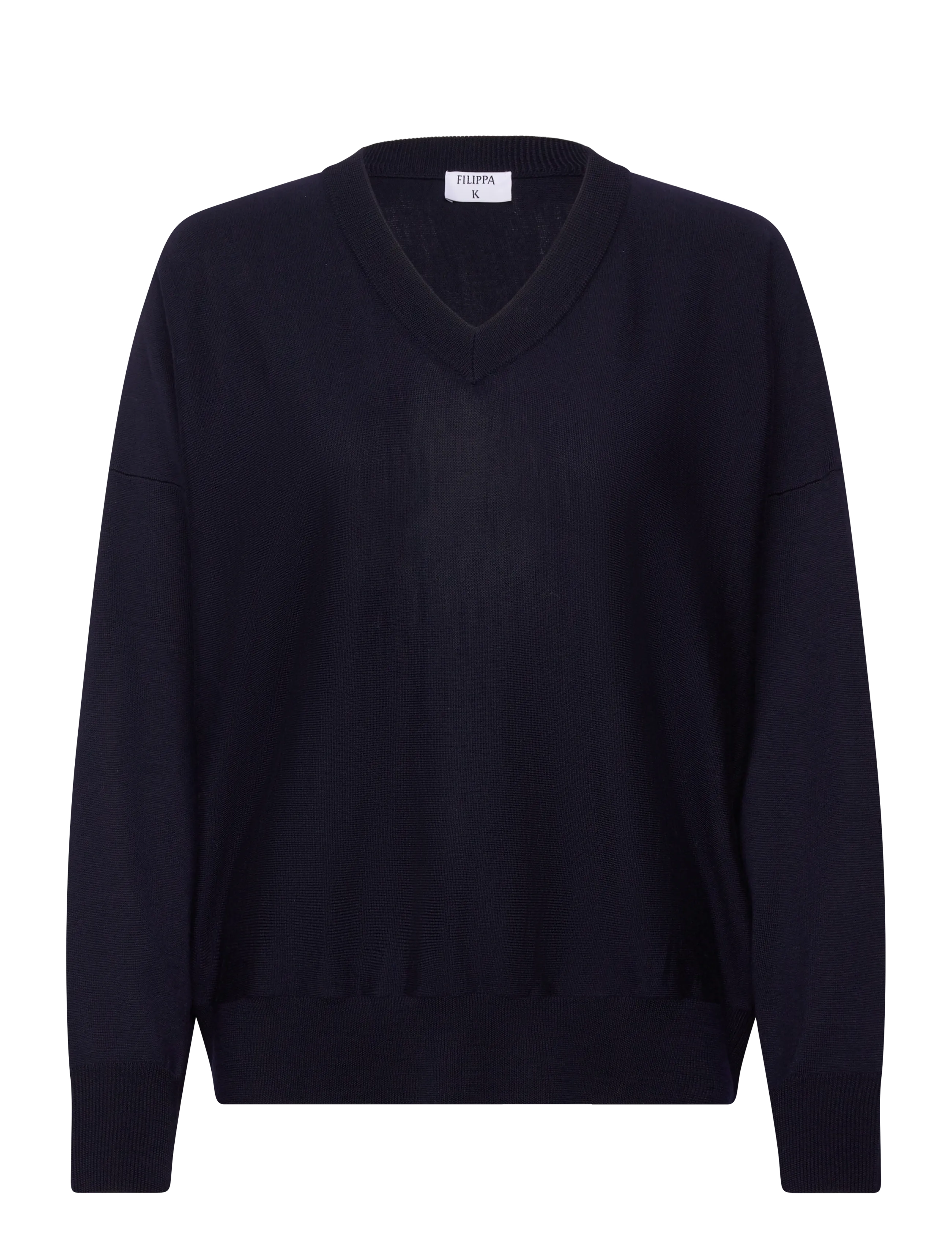 Filippa K Batwing Sweater - Tøj - NAVY / navy
