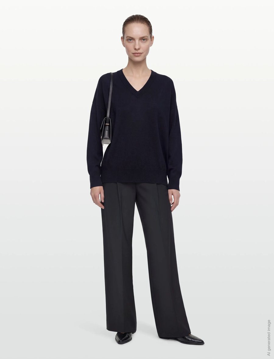Filippa K - Batwing Sweater - pullover - navy - 0