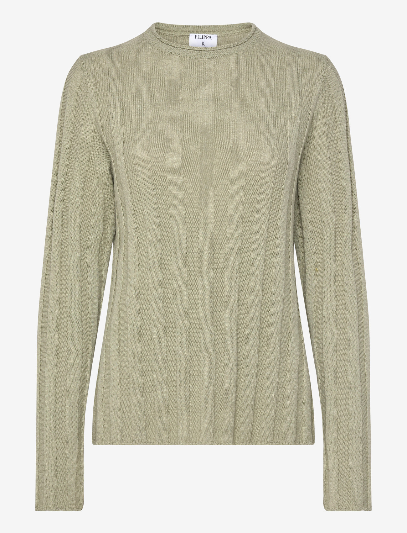 Filippa K - Linen Rib Sweater - sweaters - light green - 0