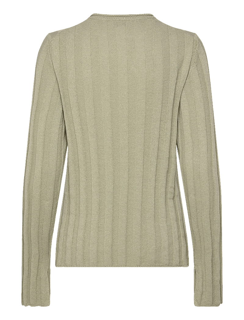 Filippa K - Linen Rib Sweater - sweaters - light green - 1