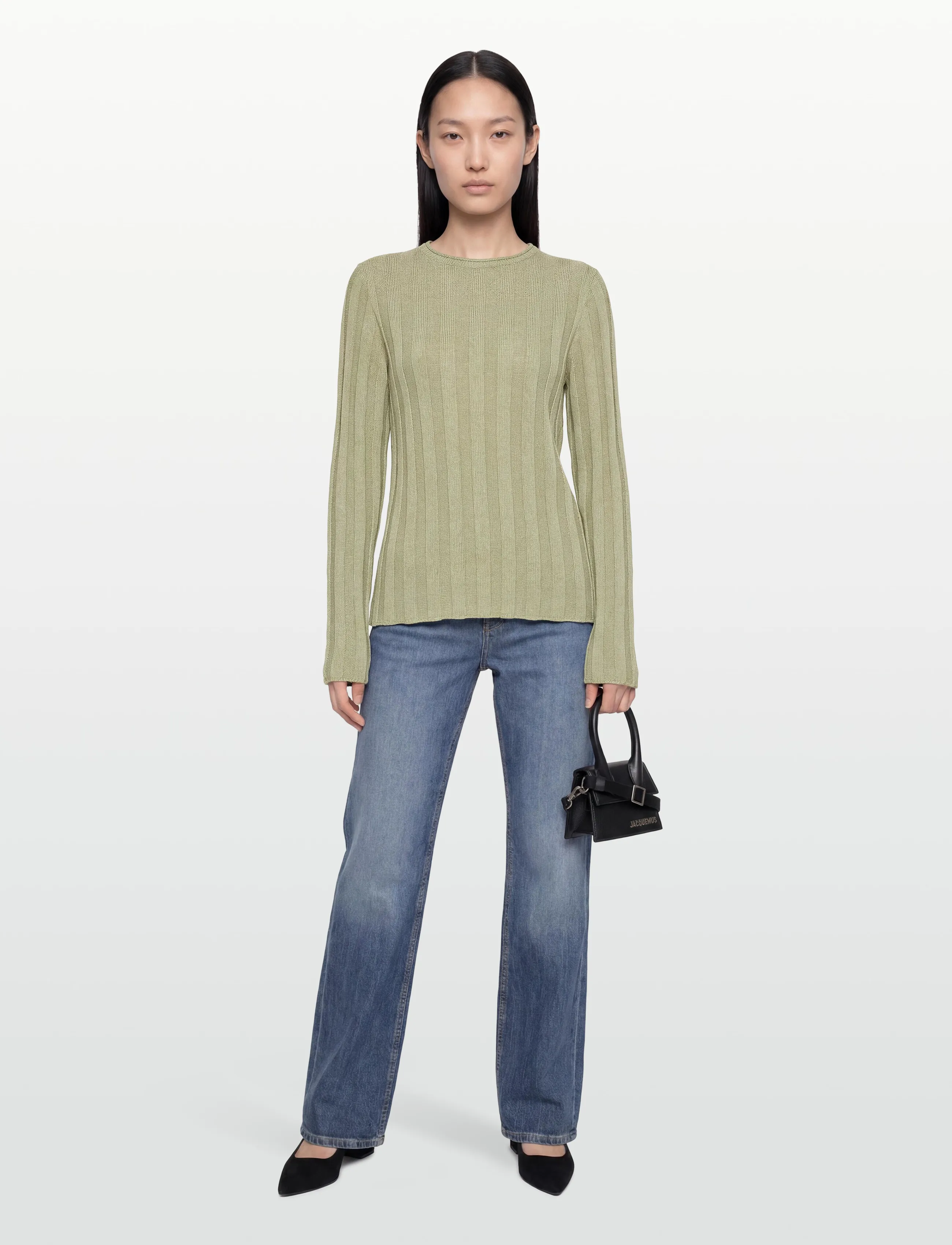 Linen Rib Sweater