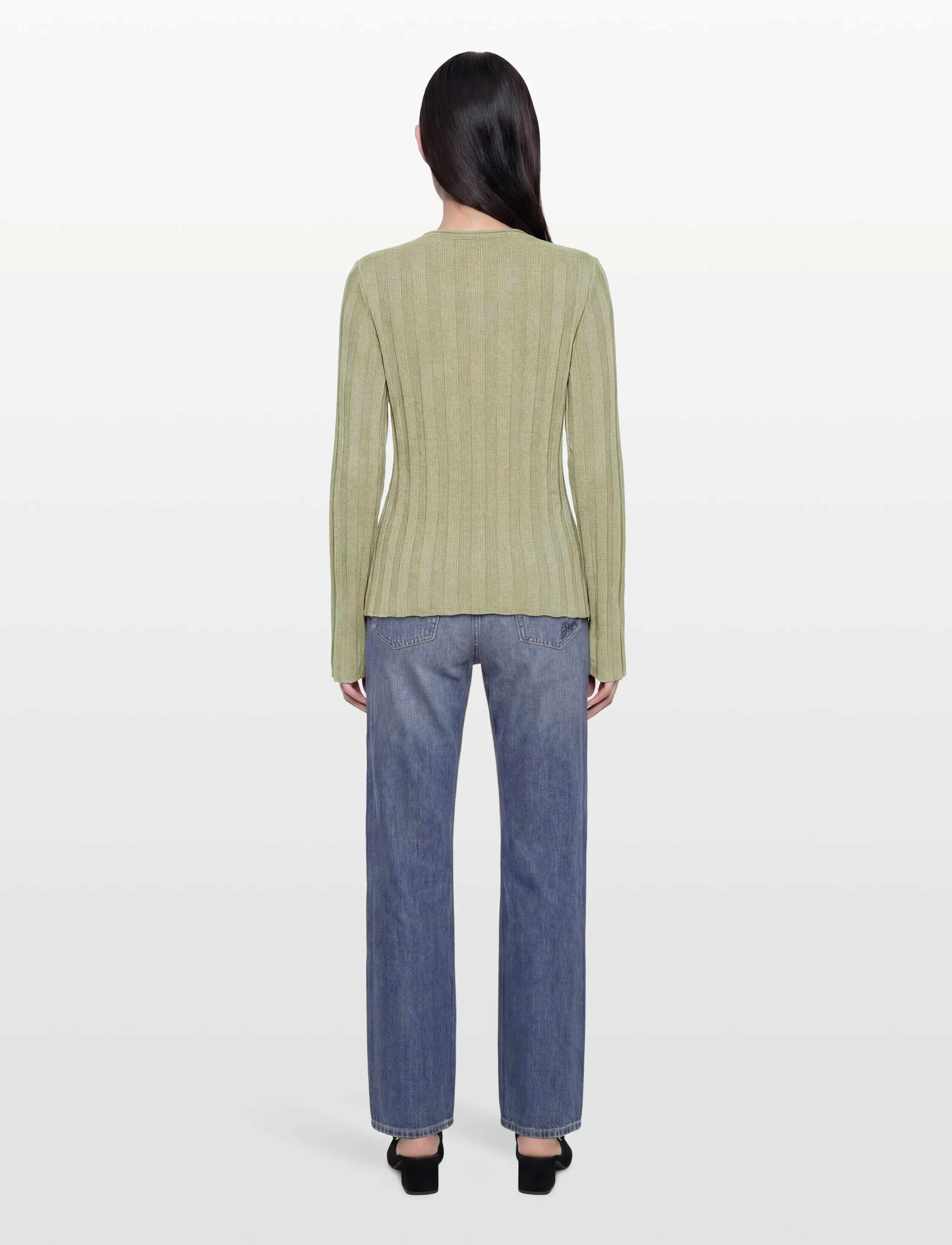 Filippa K Linen Rib Sweater stickade tröjor dam – bild 3