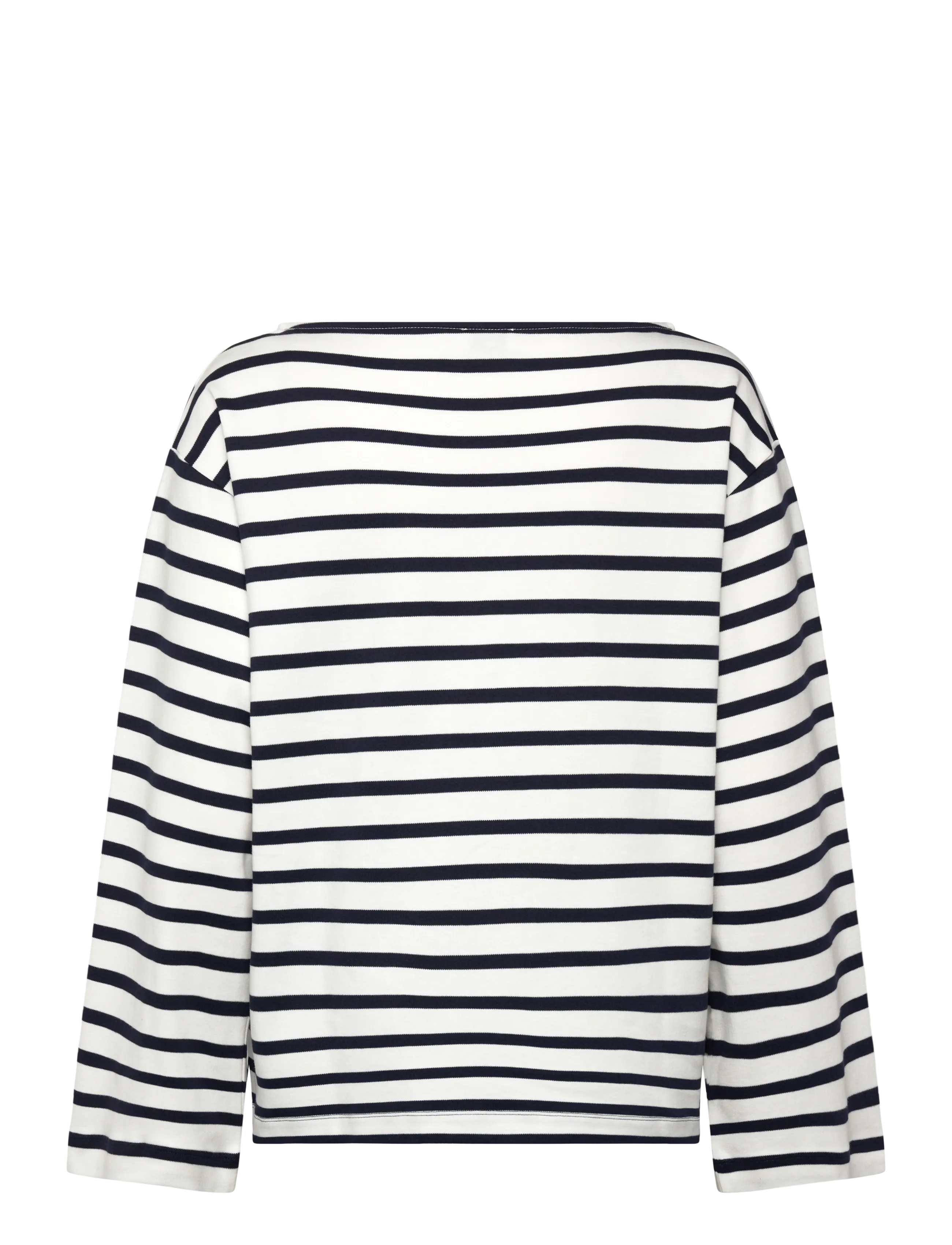 Filippa K - Cotton Mariner Top - langärmlige tops - white/navy - 2