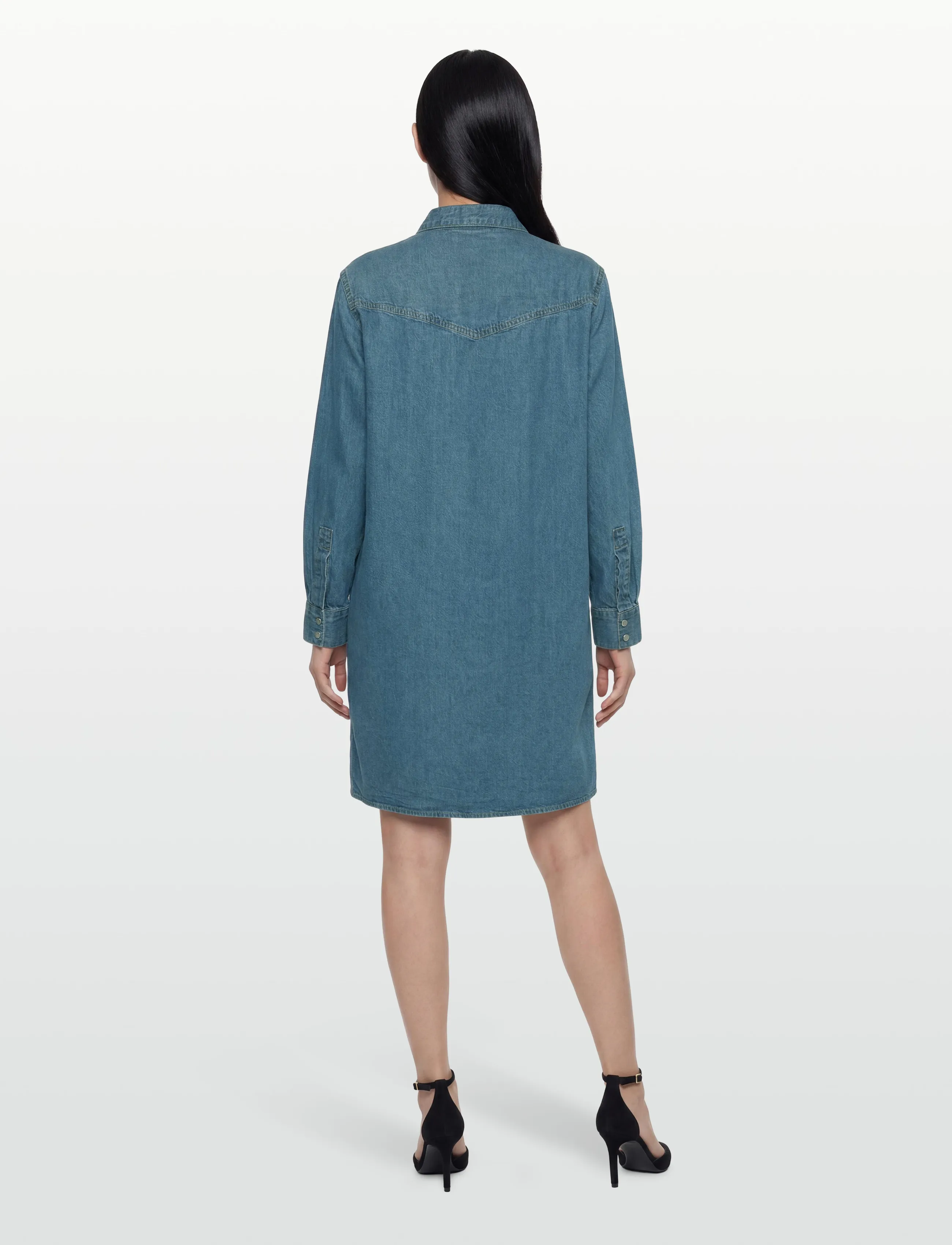 Filippa K Western Denim Shirt Dress skjortklänningar dam – bild 3