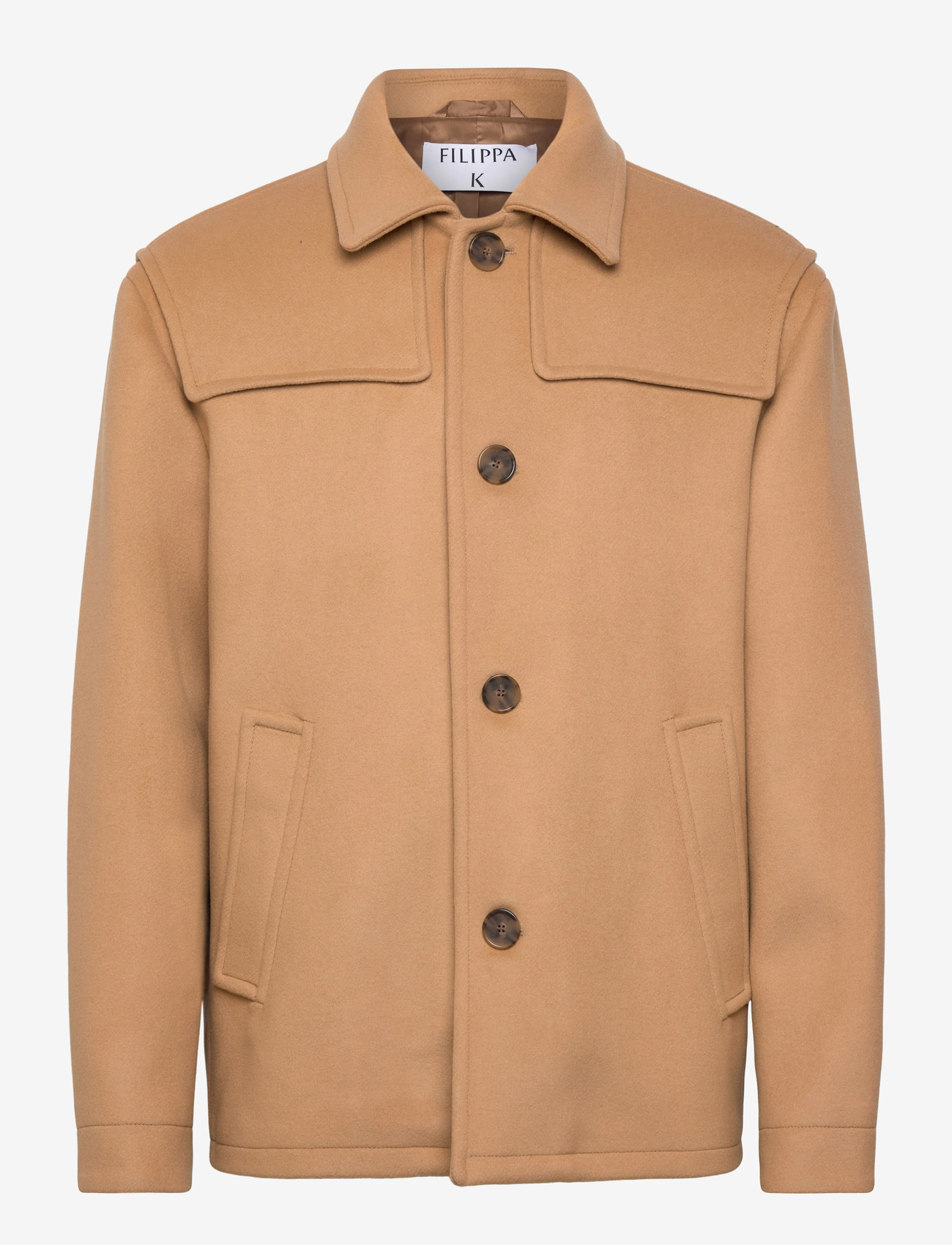 Filippa K - Wool Donkey Jacket - ulljackor - light camel - 0