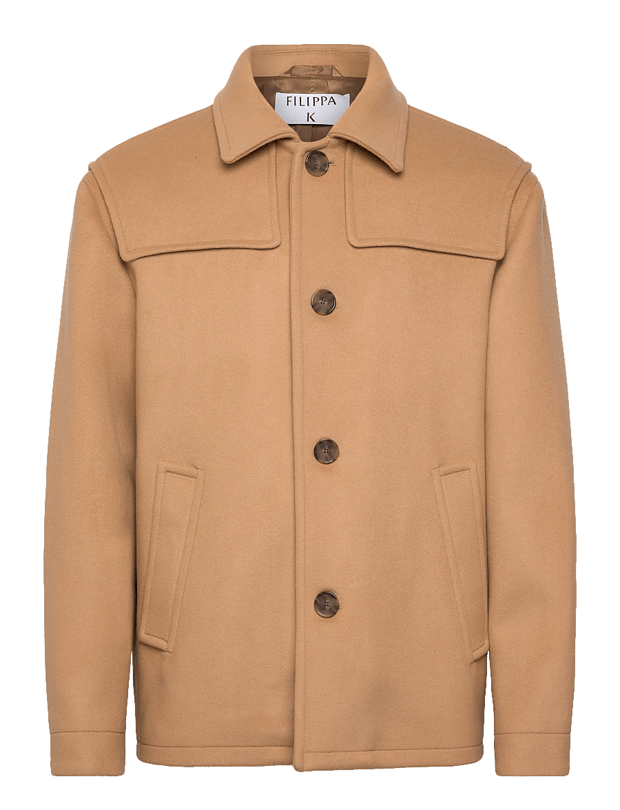Filippa K - Wool Donkey Jacket - wolljacken - light camel - 0