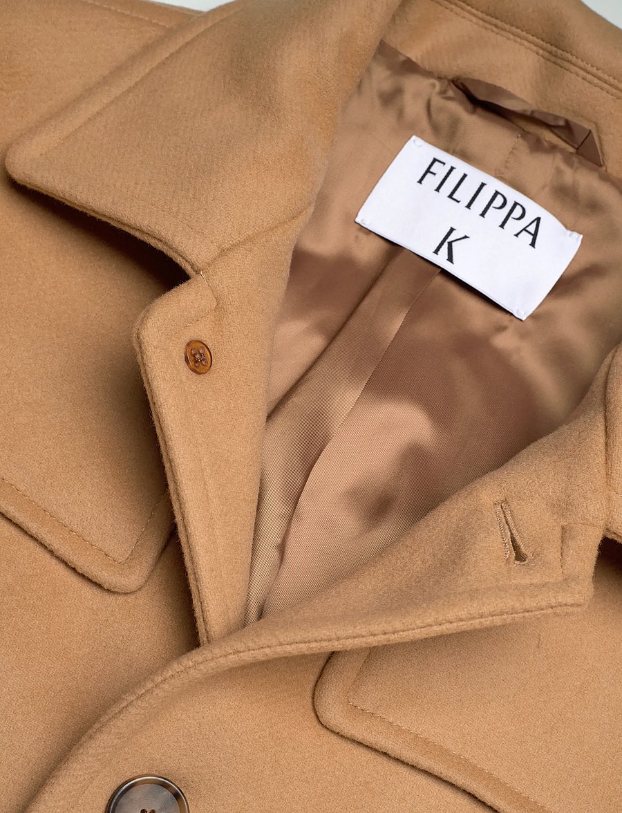 Filippa K - Wool Donkey Jacket - wolljacken - light camel - 2